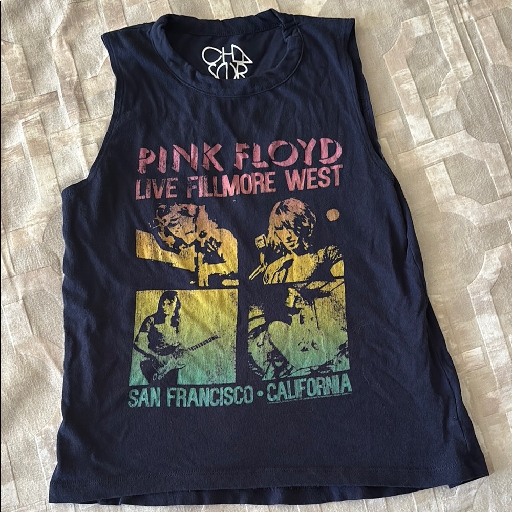 Pink Floyd Live Graphic Tank Top (Small)